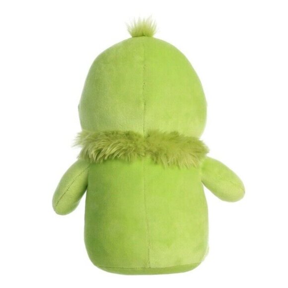 Aurora Dr. Seuss Squishy The Grinch 11" Plush Green Christmas Stealing Grumpy - Picture 4 of 4